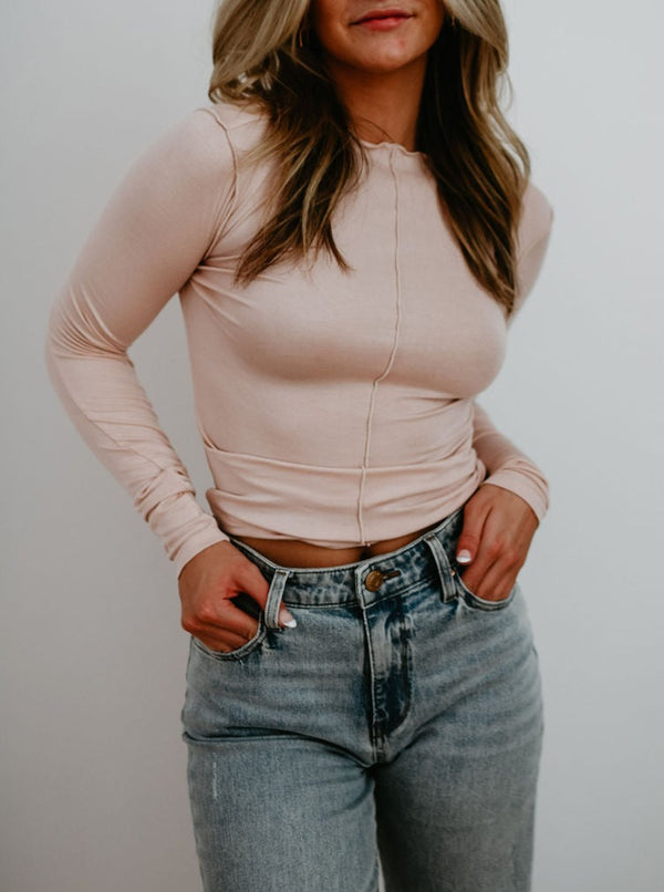 Blushed Perfect Long Sleeve Top