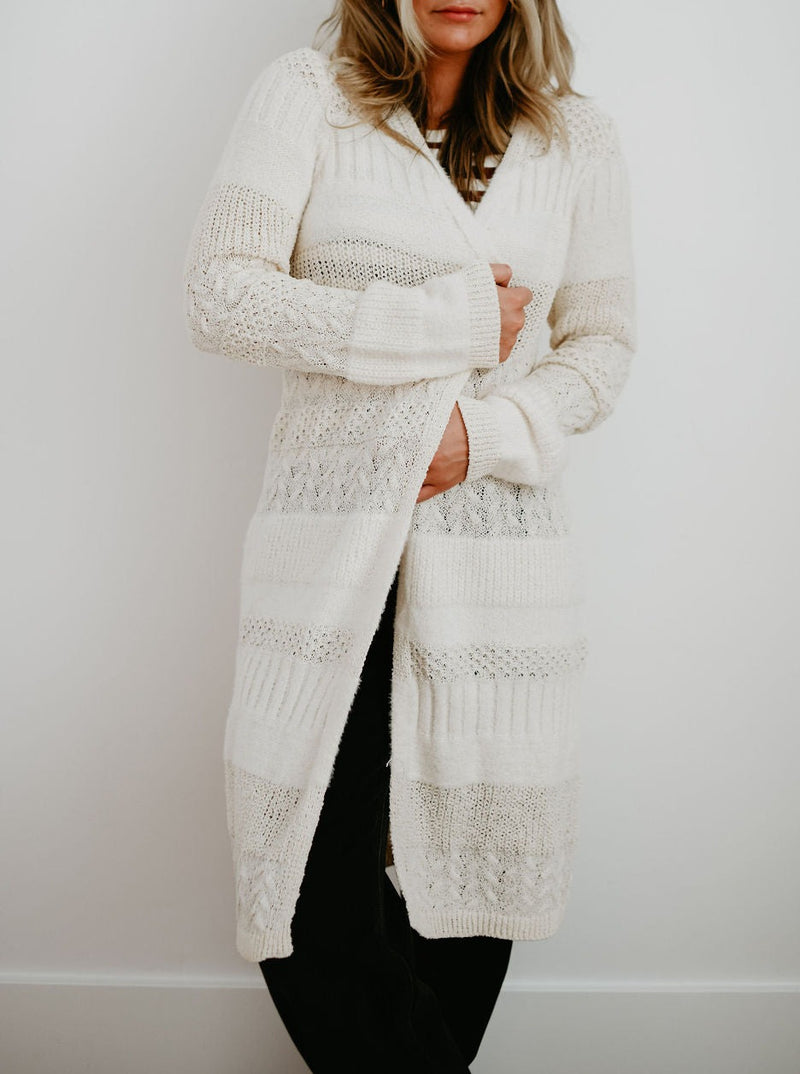 The Cream Knitted Nook Cardigan